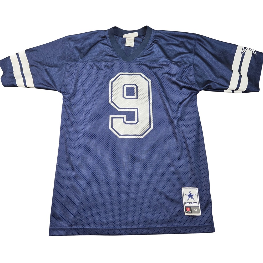 Dallas Cowboys Tony Romo 9 Jersey Mens Medium Blue Authentic Football Fan
